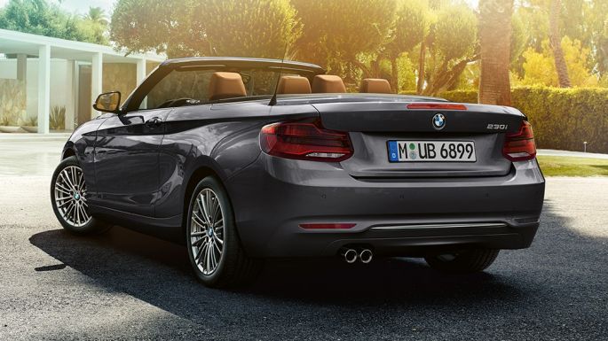 BMW 2 Series Convertible, three-quarter rear shot BMW 2 Series Convertible, three-quarter rear shot