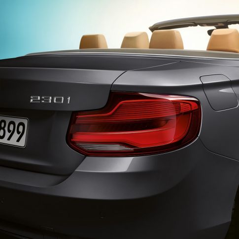 BMW 2 Series Convertible, model name at rear BMW 2 Series Convertible, model name at rear