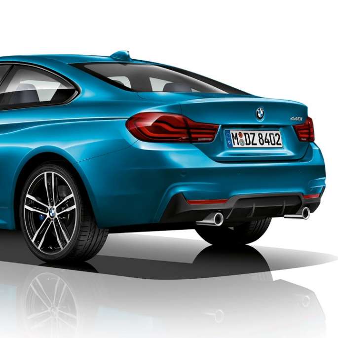 BMW 4 Series Coupé, Model M Sport three-quarter rear shot BMW 4 Series Coupé, Model M Sport three-quarter rear shot
