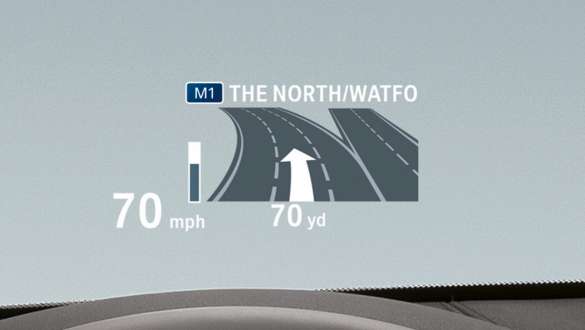 Head-Up Display BMW X2 M35i (F39) Head-Up Display BMW X2 M35i (F39) interior instrument display