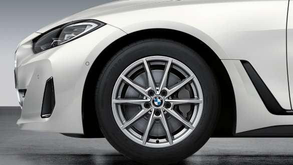 18" BMW light alloy wheel Double-spoke 853 Gunmetal Grey BMW i4 M50 G26 2021