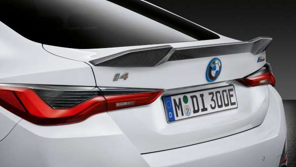 M Performance rear spoiler in carbon fibre BMW i4 M50 G26 2021