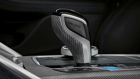 M Performance selector lever in Alcantara BMW i4 M50 G26 2021