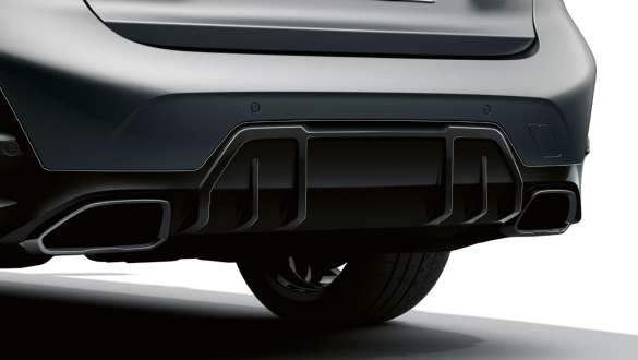 Rear design M340i xDrive Sedan G20 BMW M340i xDrive Sedan G20 BMW Individual Frozen Pure Grey rear view close-up
