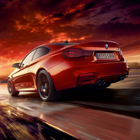 BMW M4 Coupé, rear shot BMW M4 Coupé, design, rear shot