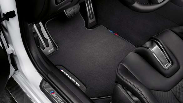 M Performance floor mats M Performance floor mats interior close-up