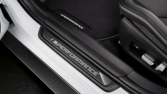 M Performance door sill finisher, carbon fibre M Performance door sill finisher, carbon fibre close-up