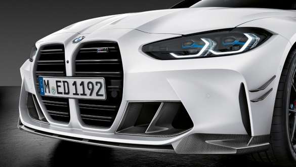 M Performance front splitter, carbon fibre M Performance front splitter, carbon fibre close-up front