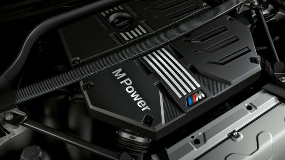 M Carbon precision strut F97. BMW X3 M Competition and BMW X3 M SUV F97, engine, M Carbon precision strut.