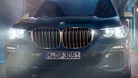 BMW Laser light BMW X5 M50i and M50d BMW Laser light BMW X5 M50i and M50d Carbon black metallic G05 front view