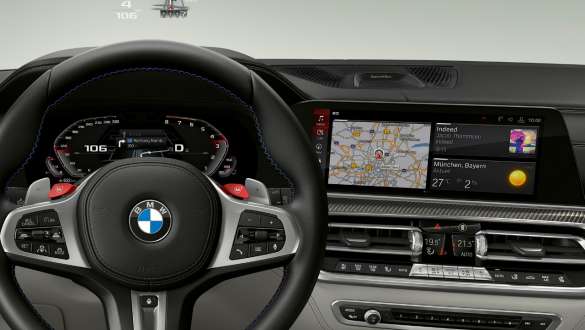BMW X5 M Automobiles SUV F95 with BMW Live Cockpit Professional BMW Live Cockpit Professional BMW X5 M Automobiles SUV F95 interior