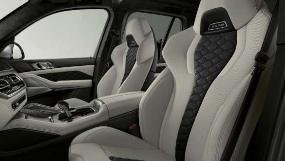 M Multifunctional seats in the BMW X5 M Competition SUV F95 M Multifunctional seats in full leather 'Merino' BMW X5 M Competition SUV F95 interior