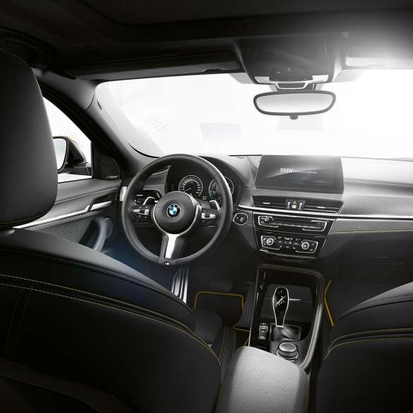 Leather steering wheel BMW X2 SUV F39 Leather steering wheel BMW X2 SUV 2018 F39 interior design