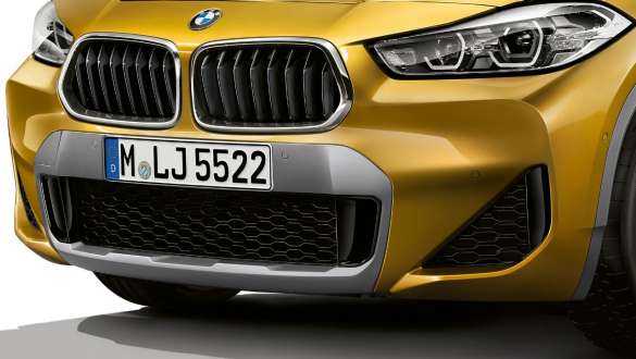 Air inlets BMW X2 SUV 2018 F39 Air inlets BMW X2 SUV 2018 F39 Galvanic Gold metallic front view