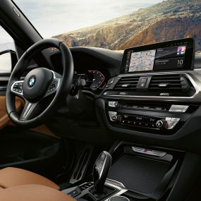 BMW X3 M40i SUV G01, steering wheel and dashboard BMW X3 M40i SUV G01, steering wheel and dashboard