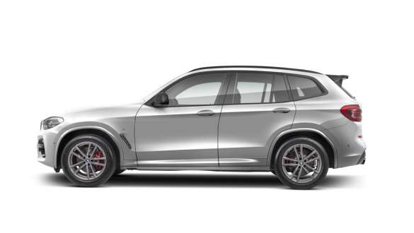 BMW X3 SUV G01 Mzansi Edition paint options BMW X3 SUV G01 Mzansi Edition Glacier Silver paint option