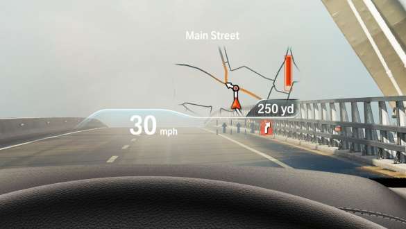 BMW Head-Up Display BMW X4 BMW Head-Up Display BMW X4 G02 2018 windscreen