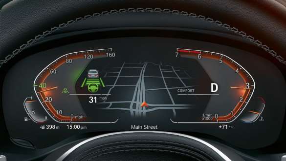 Driving Assistant Plus BMW X4 Driving Assistant Plus BMW X4 G02 2018 instrument panel
