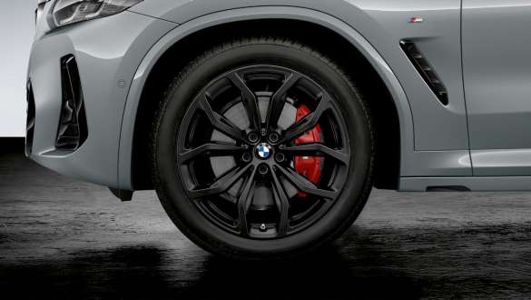 BMW X4 G02 BMW light alloy wheel 2021 BMW X4 G02 20-inch BMW light alloy wheel Y-spoke 695 Jetblack matt, summer complete wheel set 2021