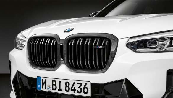BMW X4 G02 M Performance Kidney grille in carbon fiber 2021 BMW X4 G02 M Performance Kidney grille in carbon fiber 2021