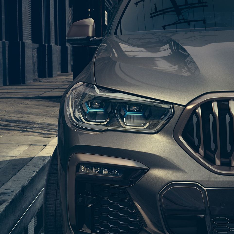 BMW Laserlight G06. Close-up of the BMW X6 SUV G06 with focus on Laserlight.