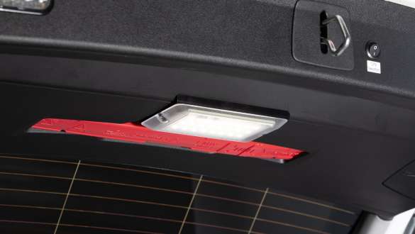 LED luggage compartment lighting LED luggage compartment lighting activated detail view