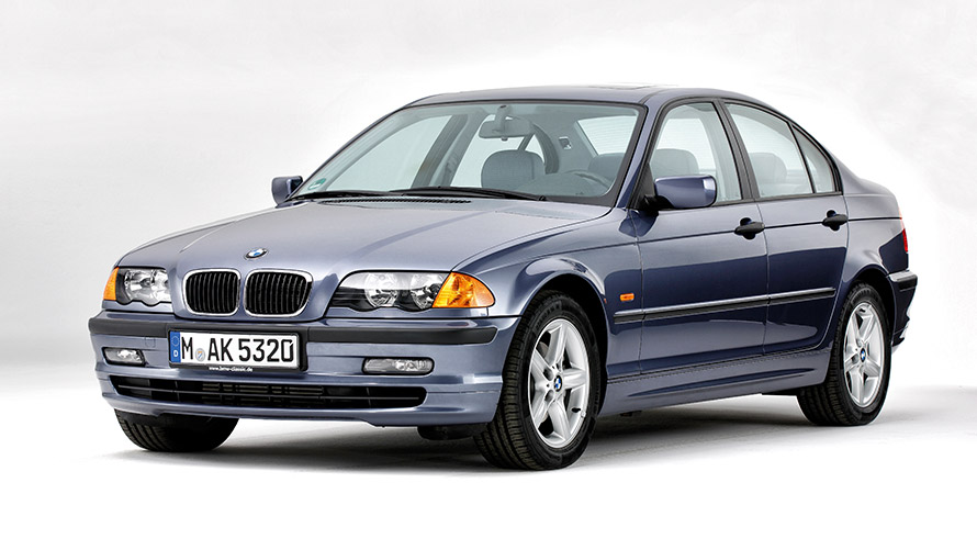 BMW 3 Series Sedan E46 fourth generation three-quarter front view BMW 3 Series models BMW 3 Series Sedan E46 fourth generation three-quarter front view