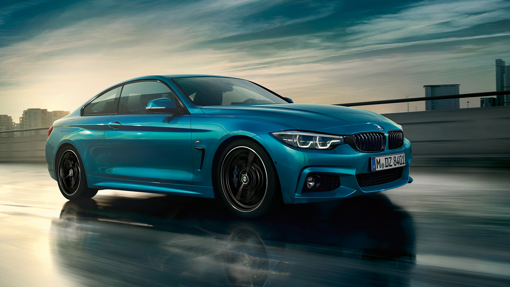BMW 4 Series Coupé, side shot BMW 4 Series Coupé, side shot
