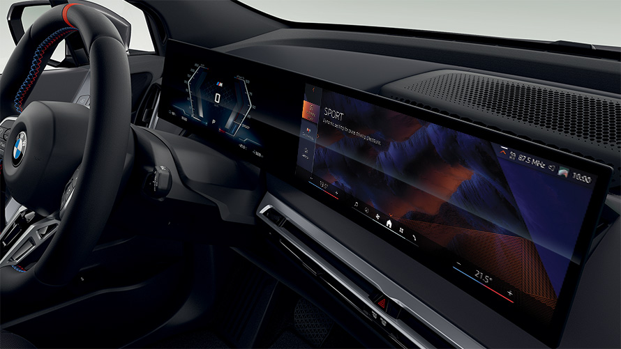 BMW iX M60 i20 2022 electric SUV electric car BMW Curved Display interior