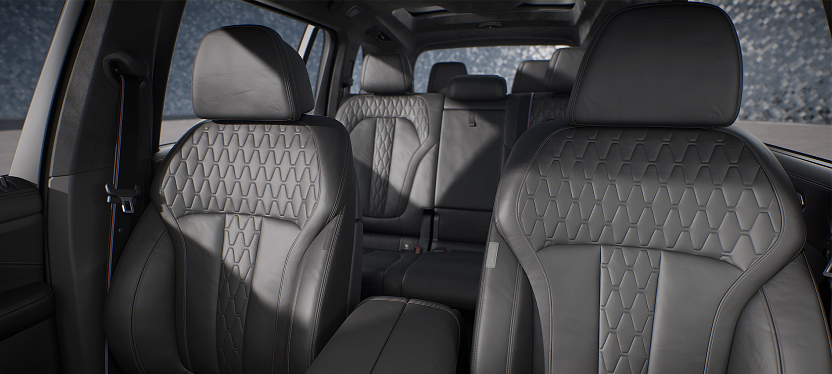 BMW X7 M60i xDrive G07 LCI interior design in video BMW X7 M60i xDrive G07 LCI interior design in video
