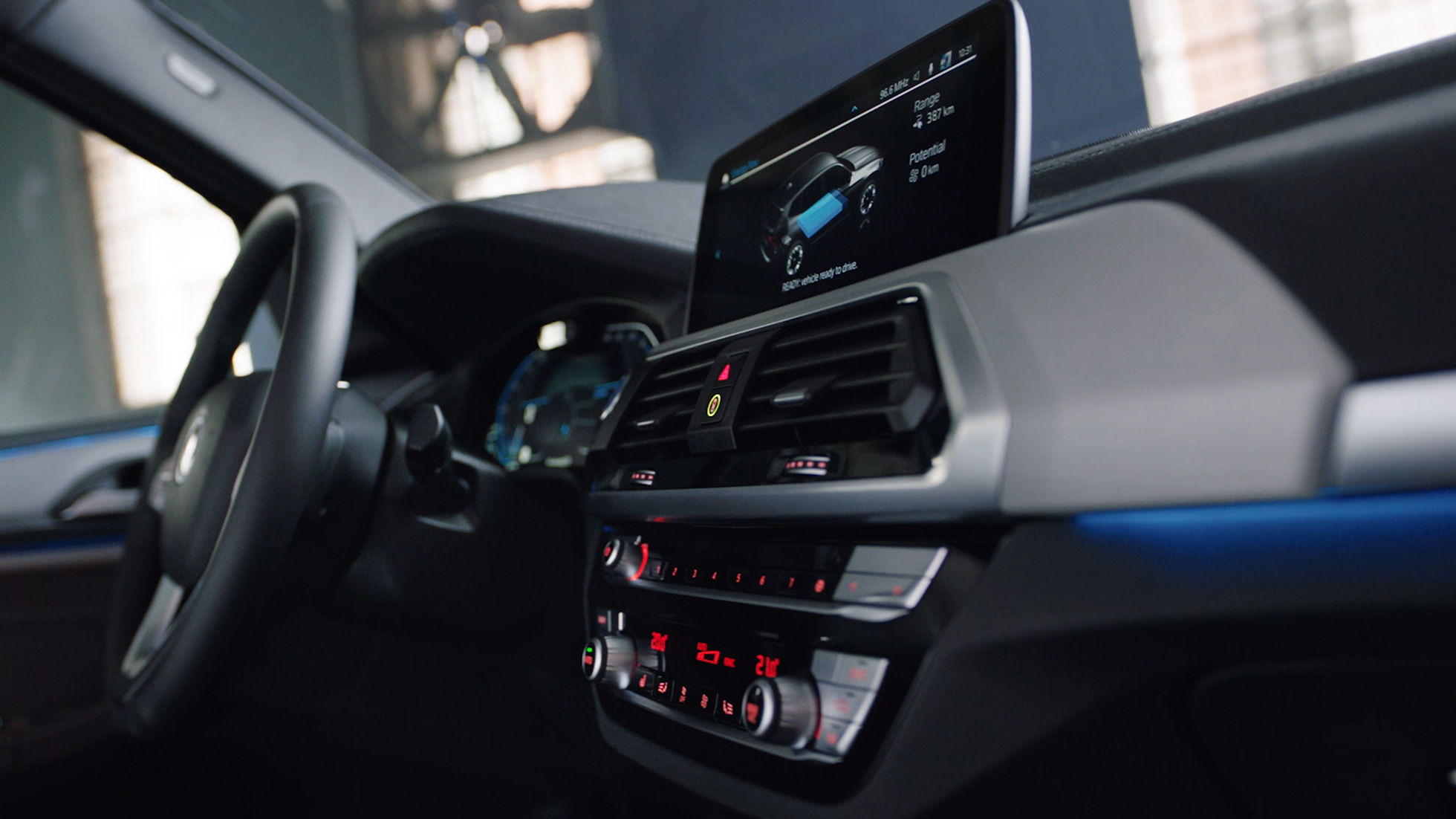 BMW iX3 G08 interior design video BMW iX3 G08 2020 Mineral White metallic interior design video