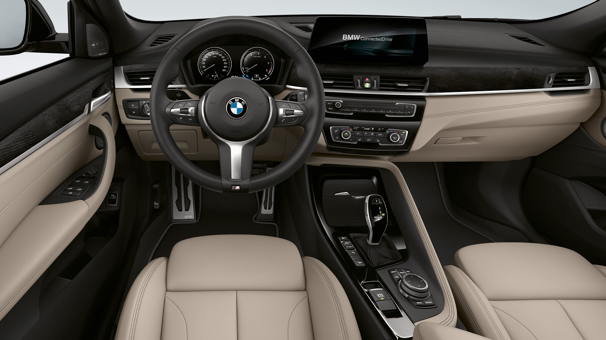 Cockpit BMW X2 sDrive20i SUV model M Sport X F39 BMW X2 sDrive20i SUV model M Sport X 2018 F39 interior cockpit