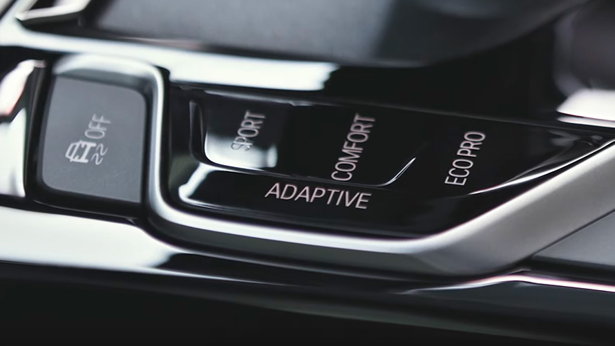 BMW plug-in hybrid eDrive modes BMW X5 G05 BMW plug-in hybrid eDrive modes close-up