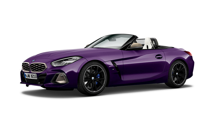 BMW Z4 Roadster (G29) three-quarter side view BMW Z4 Roadster (G29) three-quarter side view