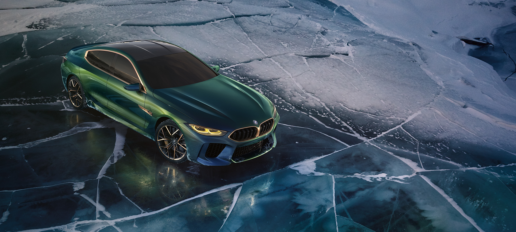 The BMW Concept M8 Gran Coupé. The BMW Concept M8 Gran Coupé.
