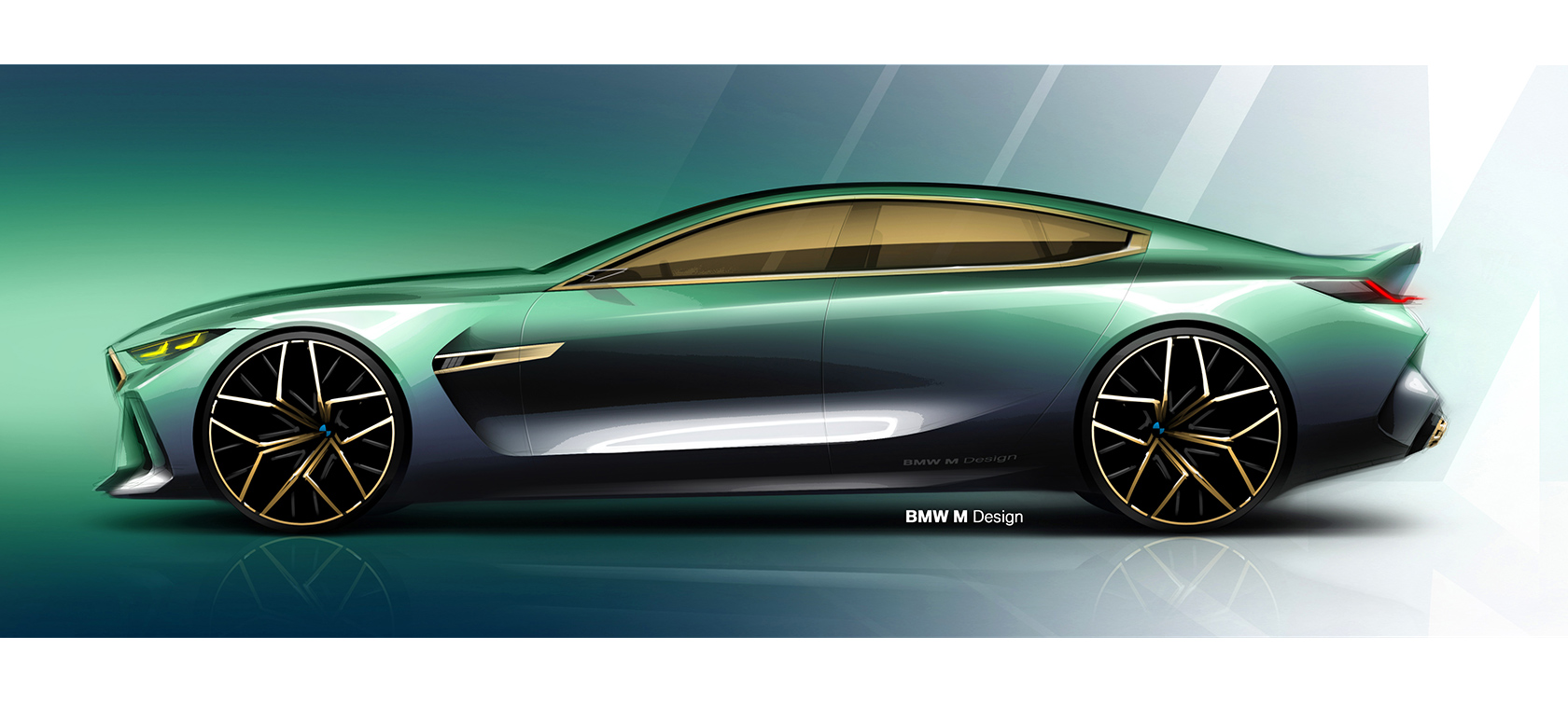 The BMW Concept M8 Gran Coupé. The BMW Concept M8 Gran Coupé.