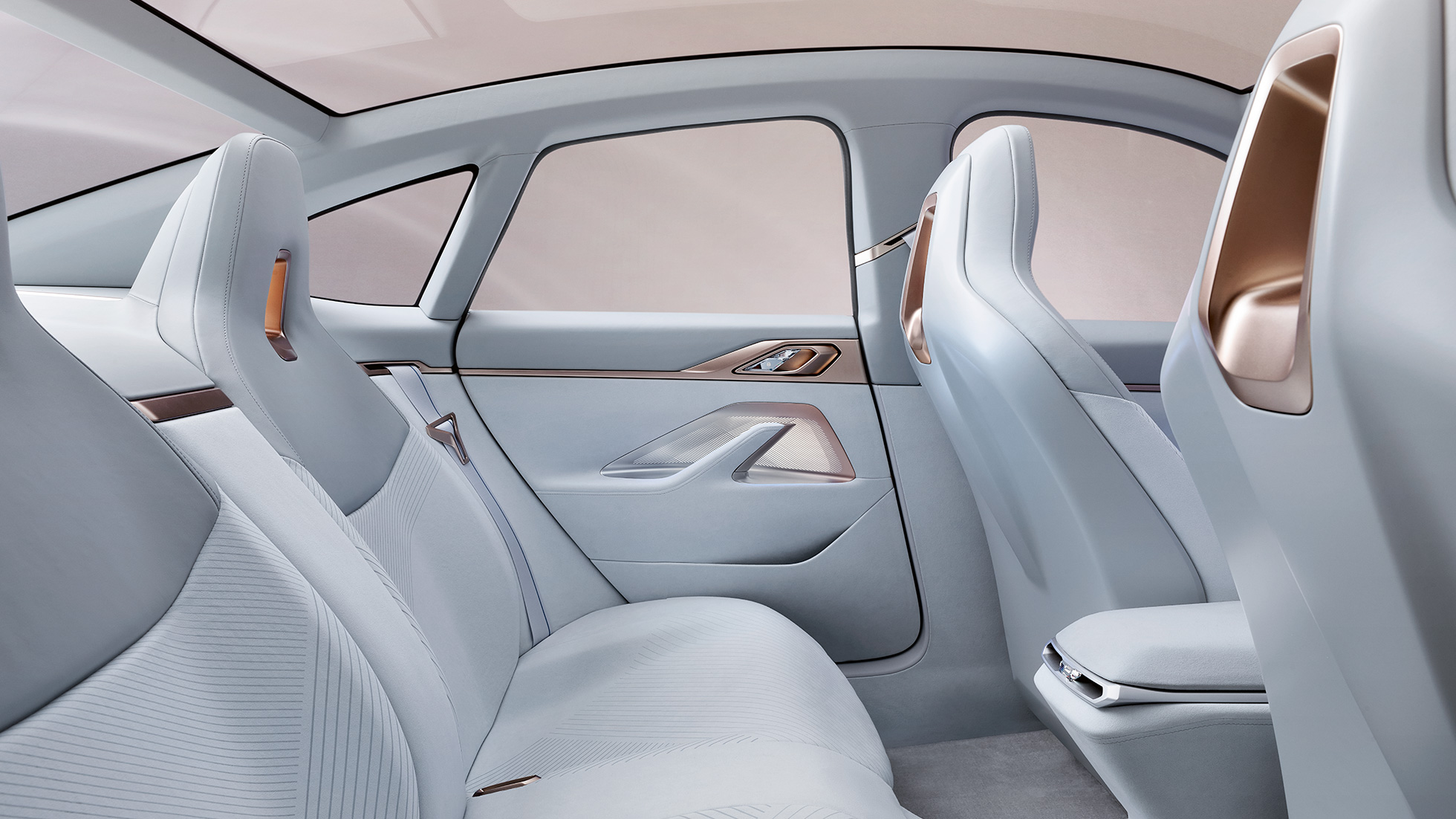 Interior 3 BMW Concept i4 2020 G26 Interior 3 BMW Concept i4 2020 G26 Electric car fully electric BMW Gran Coupé
