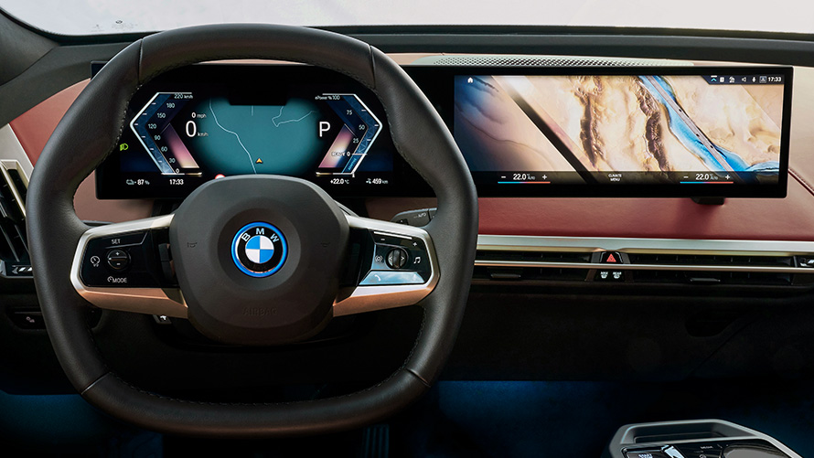BMW Cockpit and BMW Curved Display in MyMode design personal BMW Cockpit and BMW Curved Display in MyMode design personal
