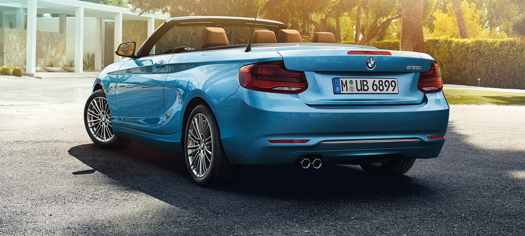BMW 2 Series Convertible, back shot BMW 2 Series Convertible, back shot