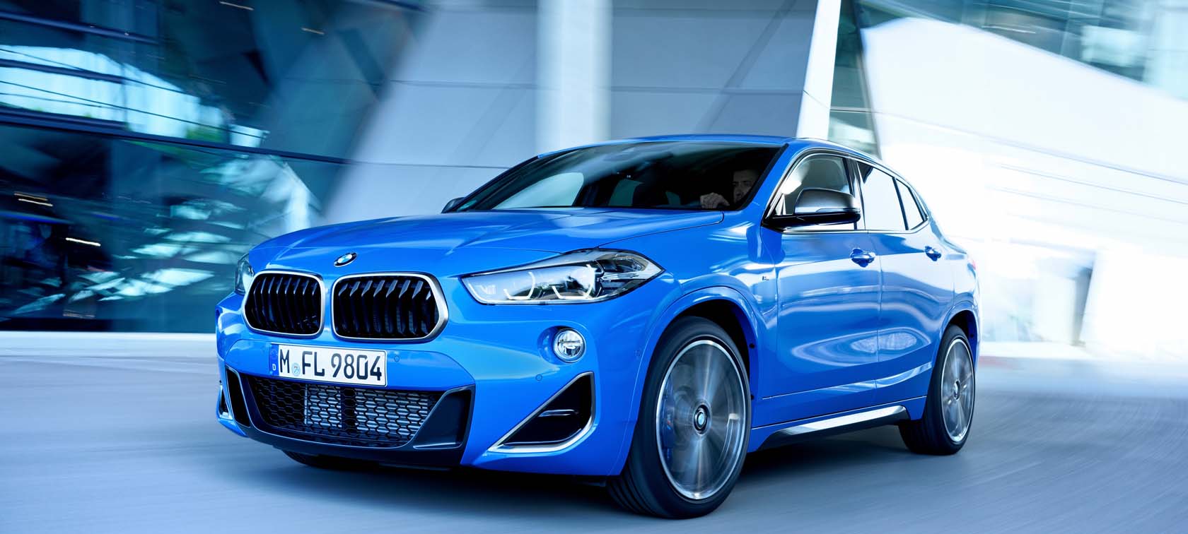 BMW X2, three-quarter front shot BMW X2, three-quarter front shot