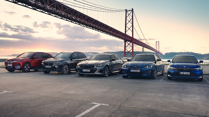 Electric car range.