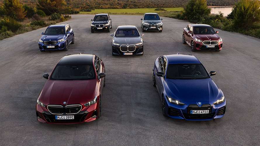 BMW electric cars.