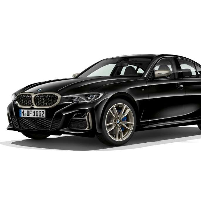 BMW 3 Series Sedan, BMW M340i xDrive. Side still shot of BMW 3 Series Sedan as M340i xDrive.