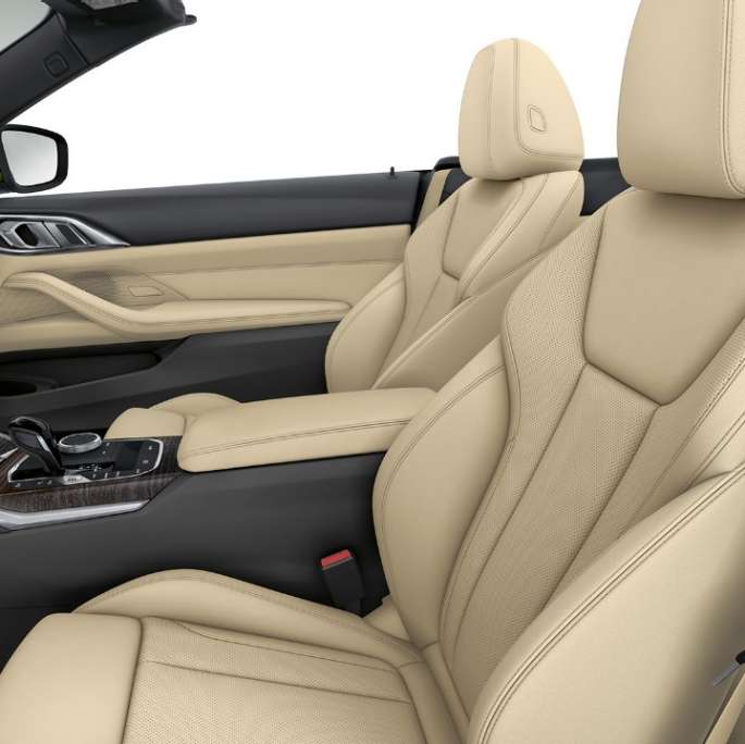 BMW 4 Series Convertible G23 2020 base model interior seats